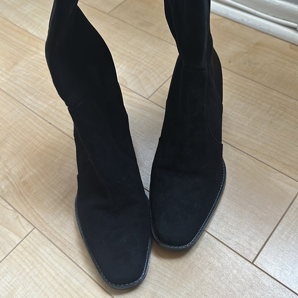 Zara thigh high suede boots - Picture 4 of 8